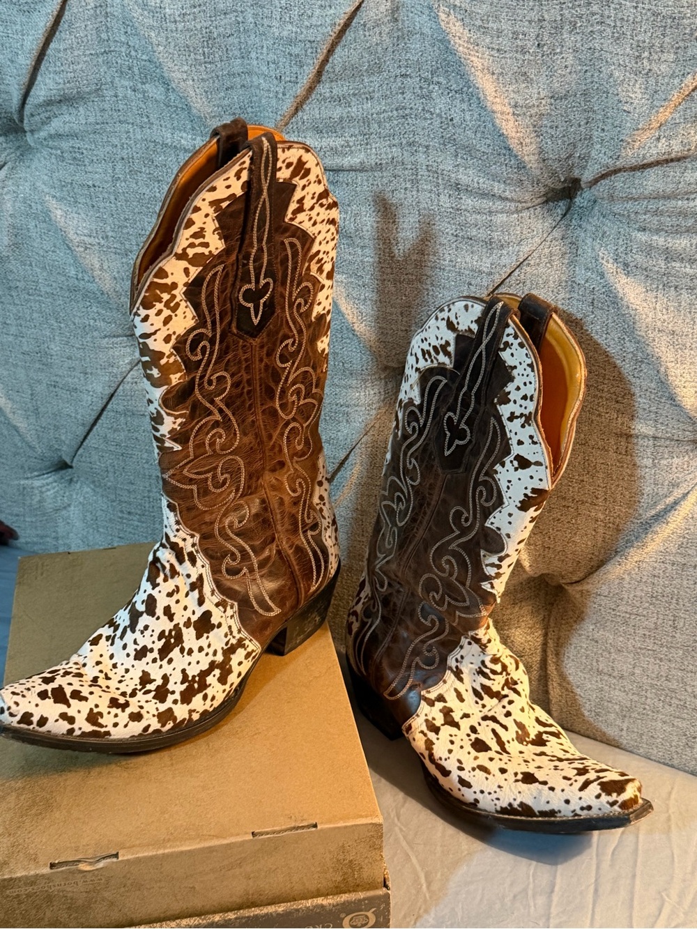 Old gringo cowboy boots